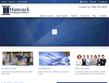 Tablet Screenshot of hancockmortgage.com